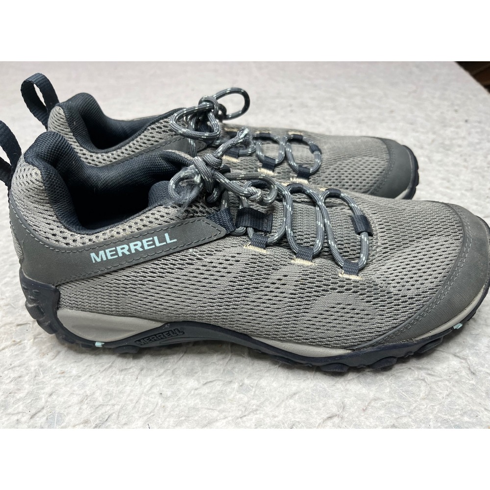 Merrell Yakota 2  Hiking Shoes Grey Blue Mesh J5036410 Size 9